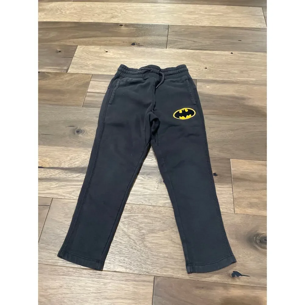 Gap Boys DC Batman Vintage Soft Logo Joggers S 6 to 7 Gray